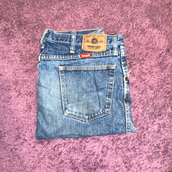 Wrangler Blue Jeans Size W36 L32 - Picture 3 of 3